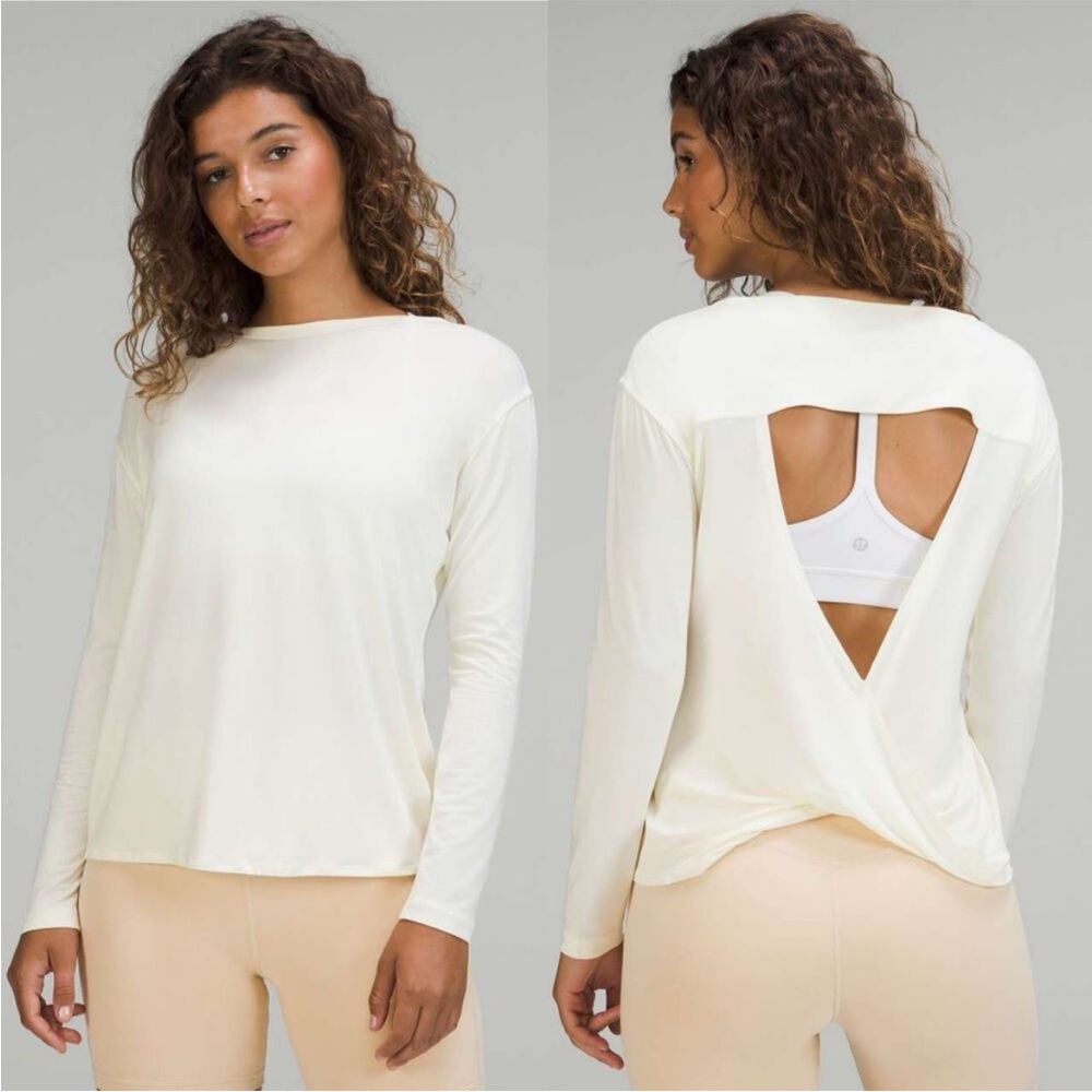 Lululemon Open-Back Long Sleeve Top